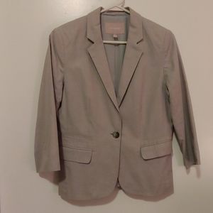Banana Republic, light grey blazer, sz 10